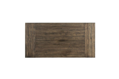 Picket House Furnishings - Finn 3Pc Accent Trestle Table Set Coffee Table And Two End Tables in Walnut - TFN100T3PC veiw 6