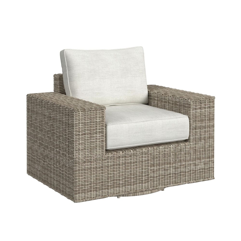 Picket House Furnishings - Flora  Swivel Chair - Natural and Olefin Beige - O-17990-10311-101 view 1