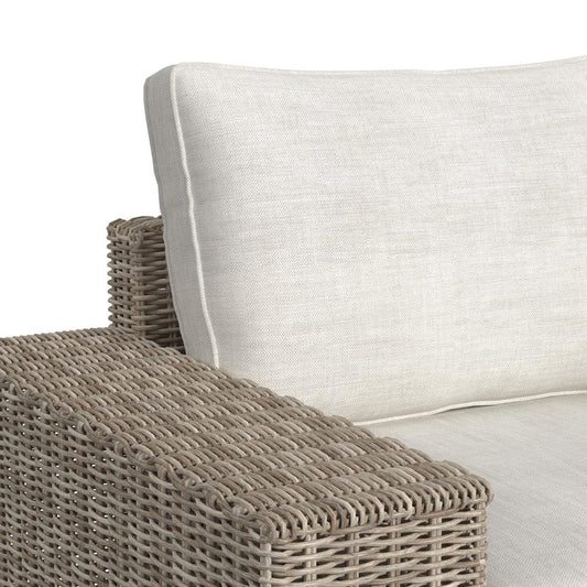 Picket House Furnishings - Flora  Swivel Chair - Natural and Olefin Beige - O-17990-10311-101 view 2