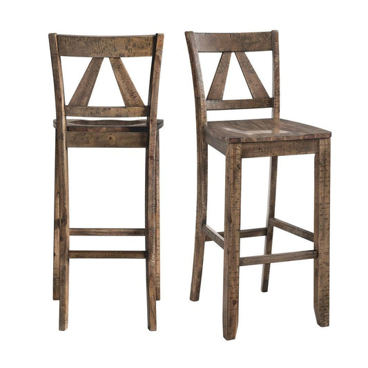 Picket House Furnishings - Flynn 30in Bar Stool (2 Per Carton) - DFN100BSBSBTWE veiw 1