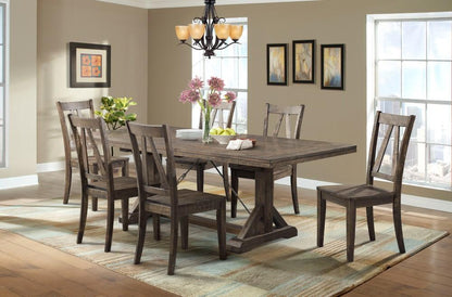 Picket House Furnishings - Flynn Dining Table & 6 Wooden Side Chairs - DFN100S7PC veiw 1