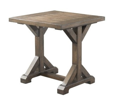 Picket House Furnishings - Flynn Trestle End Table - TFN100TET veiw 1