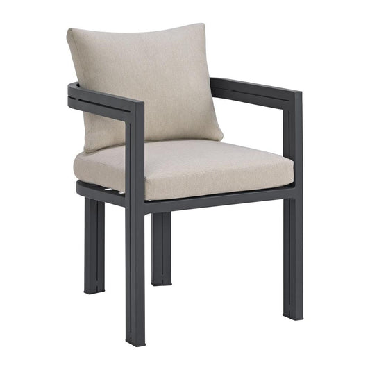 Picket House Furnishings - Fresca 5PC Standard Height Dining Set in Dark Grey-Table and Four Chairs - O-16230-3-DT-5PC veiw 2