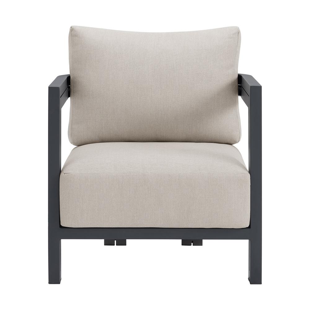 Picket House Furnishings - Fresca Chair - Dark Grey and Olefin Beige (Set of 2) - O-16230-10311-100 veiw 2