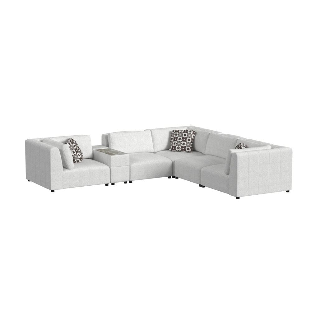 Picket House Furnishings - Frida 6PC Modular Set in Olefin Beige - O-16240-10311-6PC veiw 1