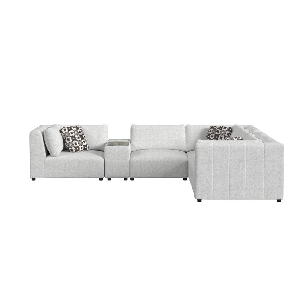 Picket House Furnishings - Frida 6PC Modular Set in Olefin Beige - O-16240-10311-6PC veiw 2