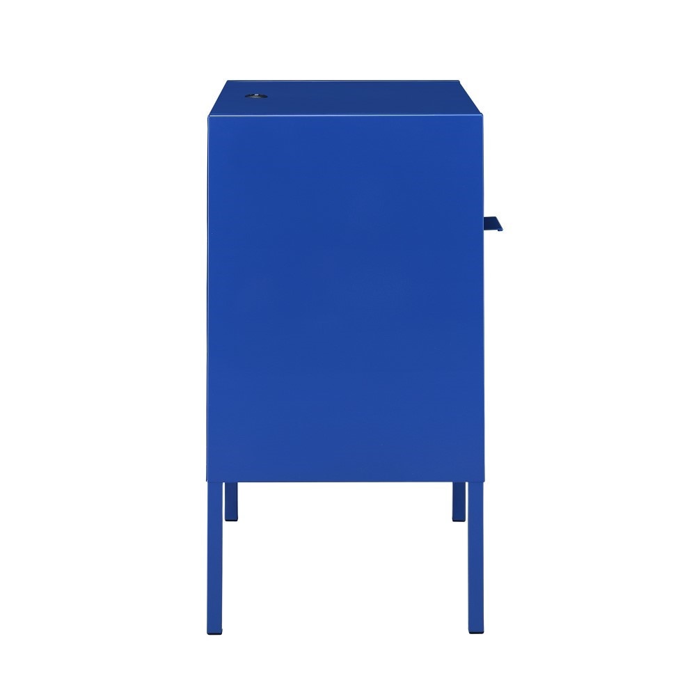 Picket House Furnishings - Gemma Nightstand with USB Port in Blue - CEB200NSE veiw 3