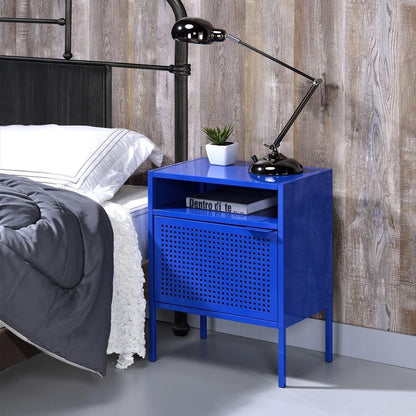 Picket House Furnishings - Gemma Nightstand with USB Port in Blue - CEB200NSE veiw 4