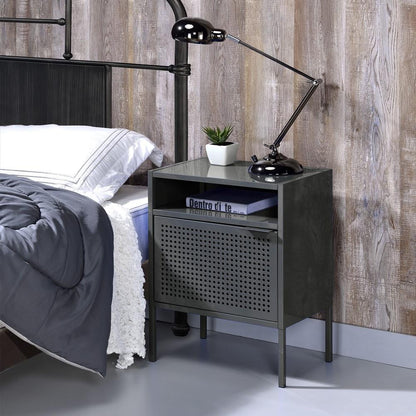 Picket House Furnishings - Gemma Nightstand with USB Port in Gray - CEB300NSE veiw 4
