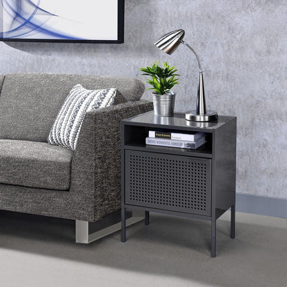 Picket House Furnishings - Gemma Nightstand with USB Port in Gray - CEB300NSE veiw 5