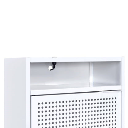 Picket House Furnishings - Gemma Nightstand with USB Port in White - CEB700NSE veiw 8