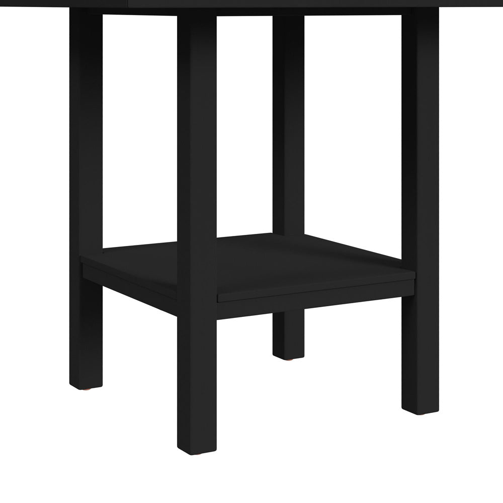 Picket House Furnishings - Gill 5PC Counter Set with Table and 4 UPH Seat & Wood Back Chairs in Medium Brown & Black - D-16720-8-5CS3 view 6