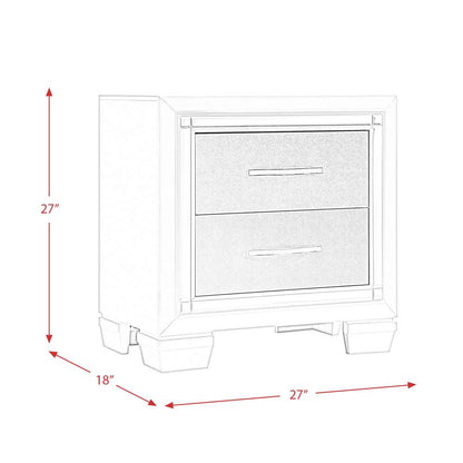 Picket House Furnishings - Glamour Nightstand - LT100NS veiw 7