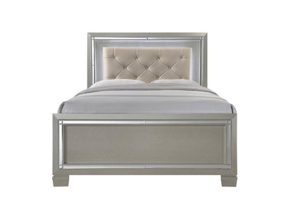 Picket House Furnishings - Glamour Youth Full Platform 3PC Bedroom Set - LT111FB3PC veiw 2