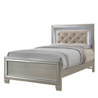 Picket House Furnishings - Glamour Youth Full Platform 3PC Bedroom Set - LT111FB3PC veiw 3