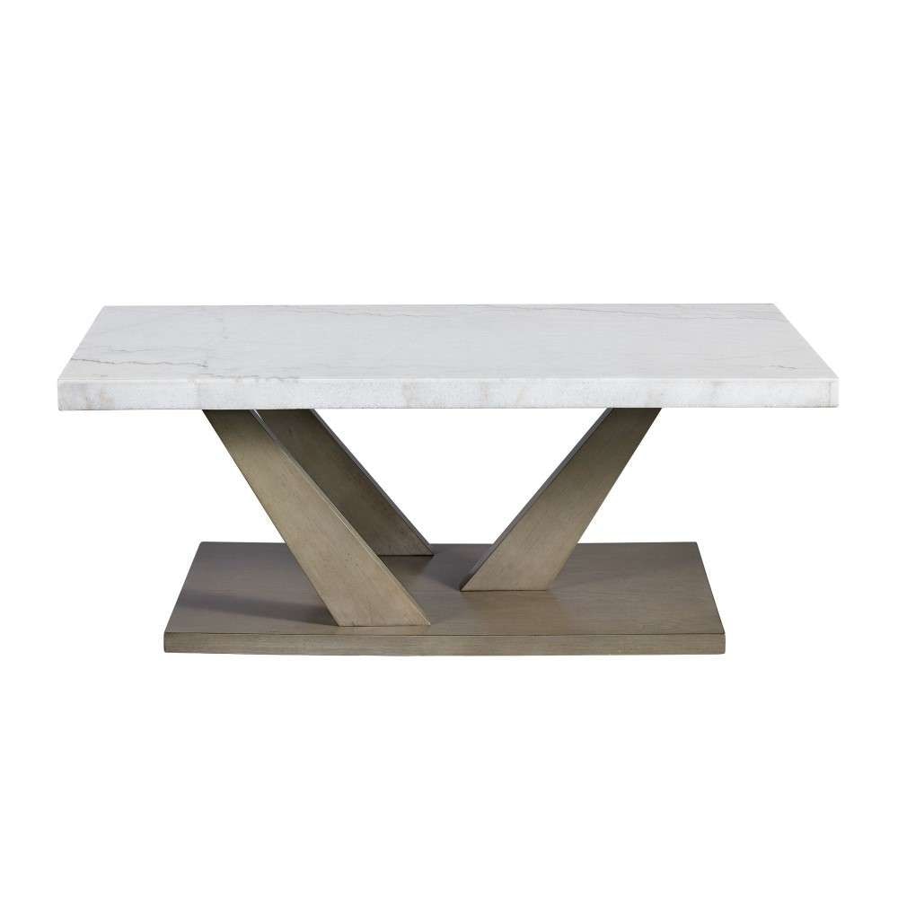 Picket House Furnishings - Graham Rectangular Coffee Table in Grey - T-6850-CT veiw 2