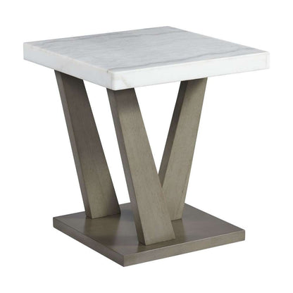 Picket House Furnishings - Graham Square End Table in Grey - T-6850-ET veiw 1