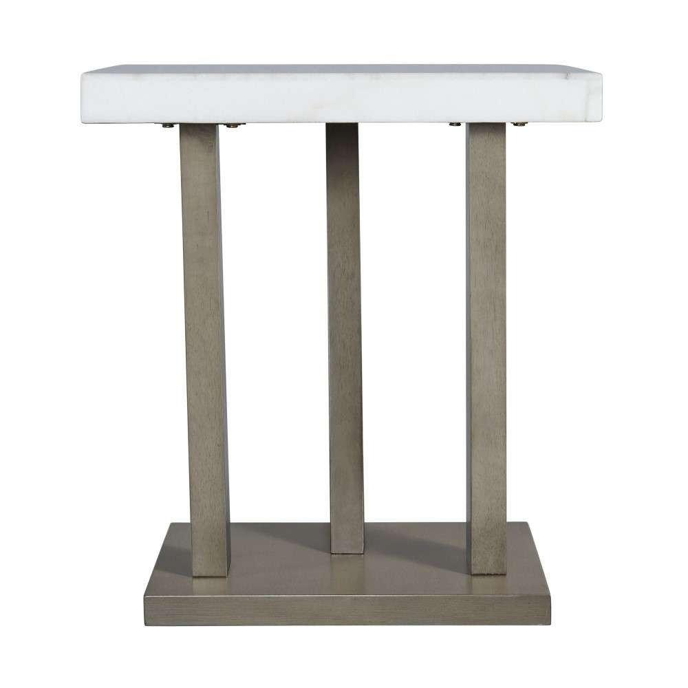 Picket House Furnishings - Graham Square End Table in Grey - T-6850-ET veiw 3