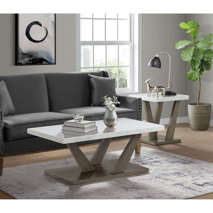 Picket House Furnishings - Graham Square End Table in Grey - T-6850-ET veiw 4