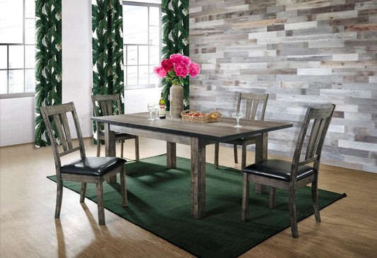Picket House Furnishings - Grayson Dining with Padded Seats 5PC Set - DNH100CP5PC veiw 1