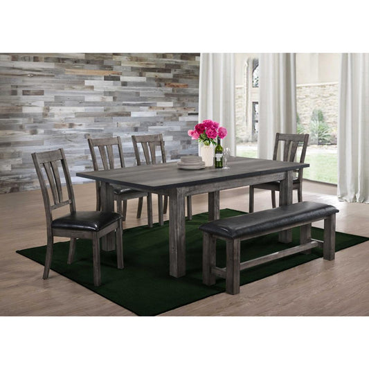 Picket House Furnishings - Grayson Dining with Padded Seats 6PC Set - DNH100CP6PC veiw 1