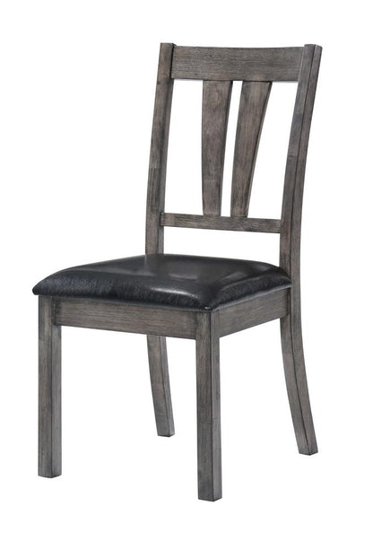 Picket House Furnishings - Grayson Fan Back Chair w. PU Seat (Set of 2) - DNH100SCPVS veiw 1