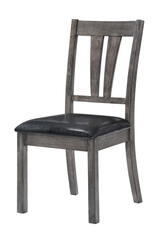 Picket House Furnishings - Grayson Fan Back Chair w. PU Seat (Set of 2) - DNH100SCPVS veiw 1