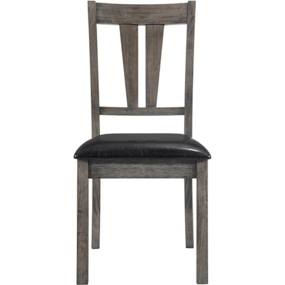 Picket House Furnishings - Grayson Fan Back Chair w. PU Seat (Set of 2) - DNH100SCPVS veiw 2