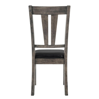 Picket House Furnishings - Grayson Fan Back Chair w. PU Seat (Set of 2) - DNH100SCPVS veiw 4