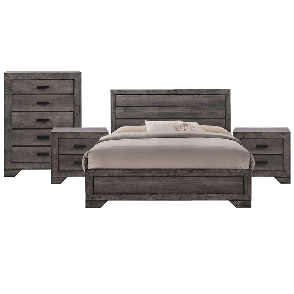 Picket House Furnishings - Grayson King 4PC Bedroom Set - NH100KBNSCH view 1