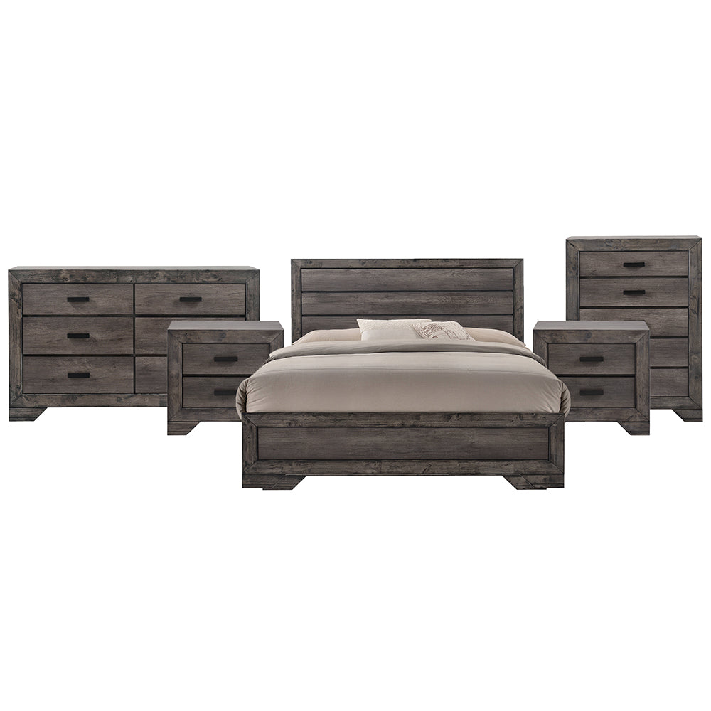 Picket House Furnishings - Grayson King 5PC Bedroom Set - NH100KBNSDRC view 1