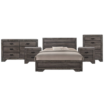 Picket House Furnishings - Grayson King 5PC Bedroom Set - NH100KBNSDRC view 1