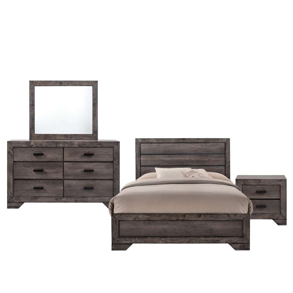 Picket House Furnishings - Grayson King Panel 4PC Bedroom Set - NH100KB4PC veiw 1
