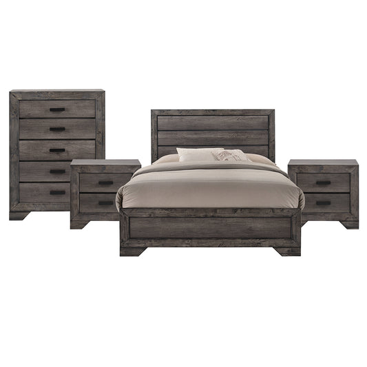Picket House Furnishings - Grayson Queen 4PC Bedroom Set - NH100QBNSCH view 1
