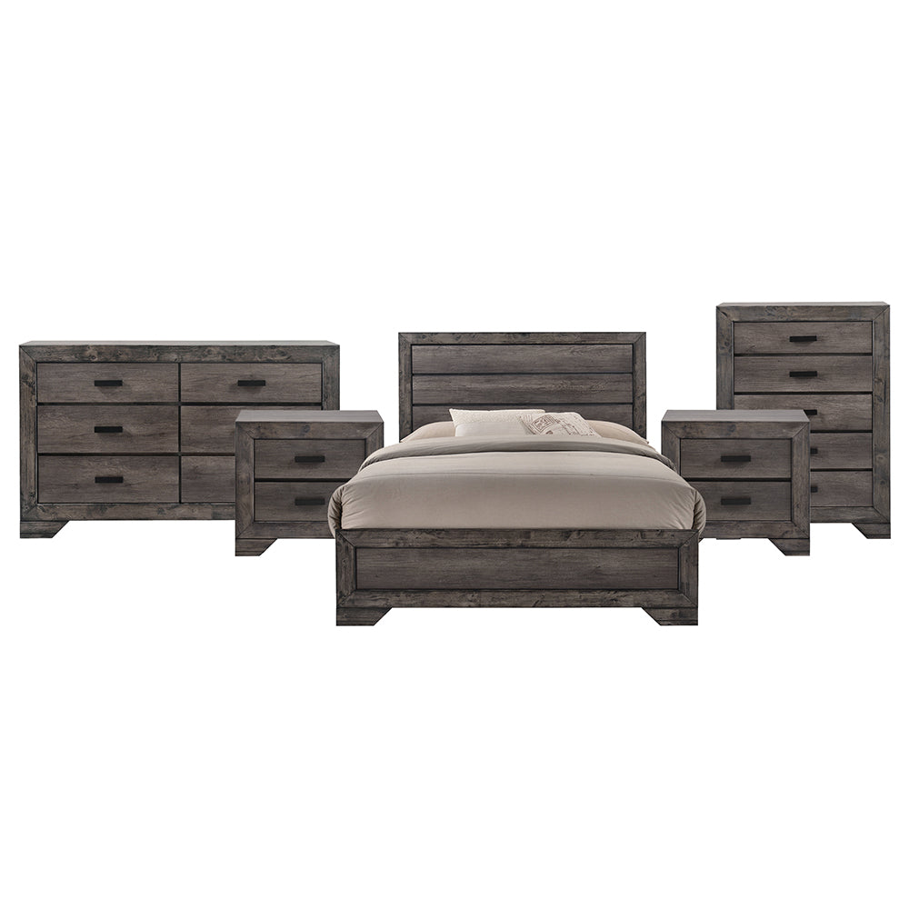 Picket House Furnishings - Grayson Queen 5PC Bedroom Set - NH100QBNSDRC view 1