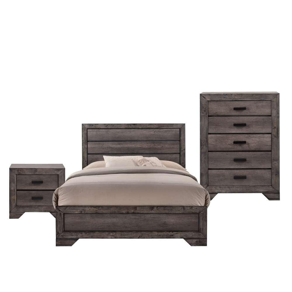 Picket House Furnishings - Grayson Queen Panel 3PC Bedroom Set - NH100QB3PC veiw 1