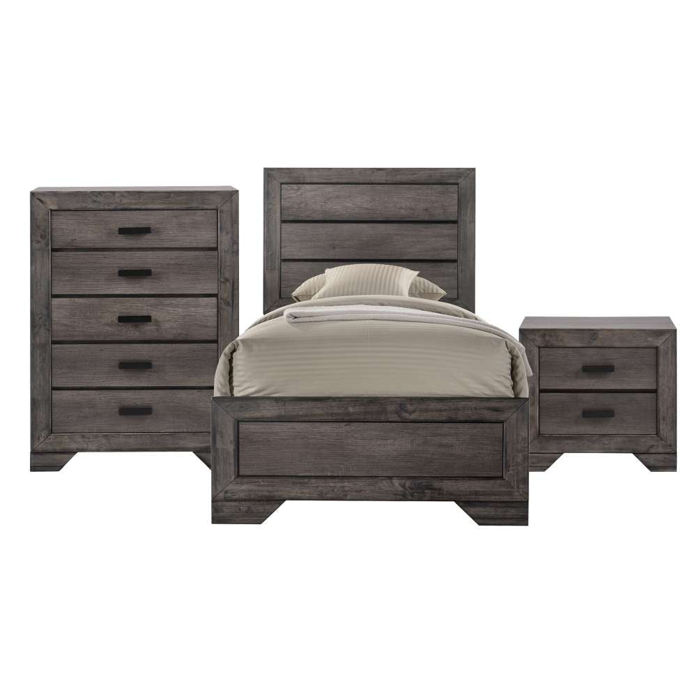 Picket House Furnishings - Grayson Youth Twin Panel 3PC Bedroom Set - NH100TB3PC veiw 1