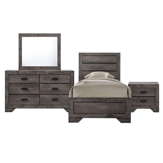 Picket House Furnishings - Grayson Youth Twin Panel 4PC Bedroom Set - NH100TB4PC veiw 1