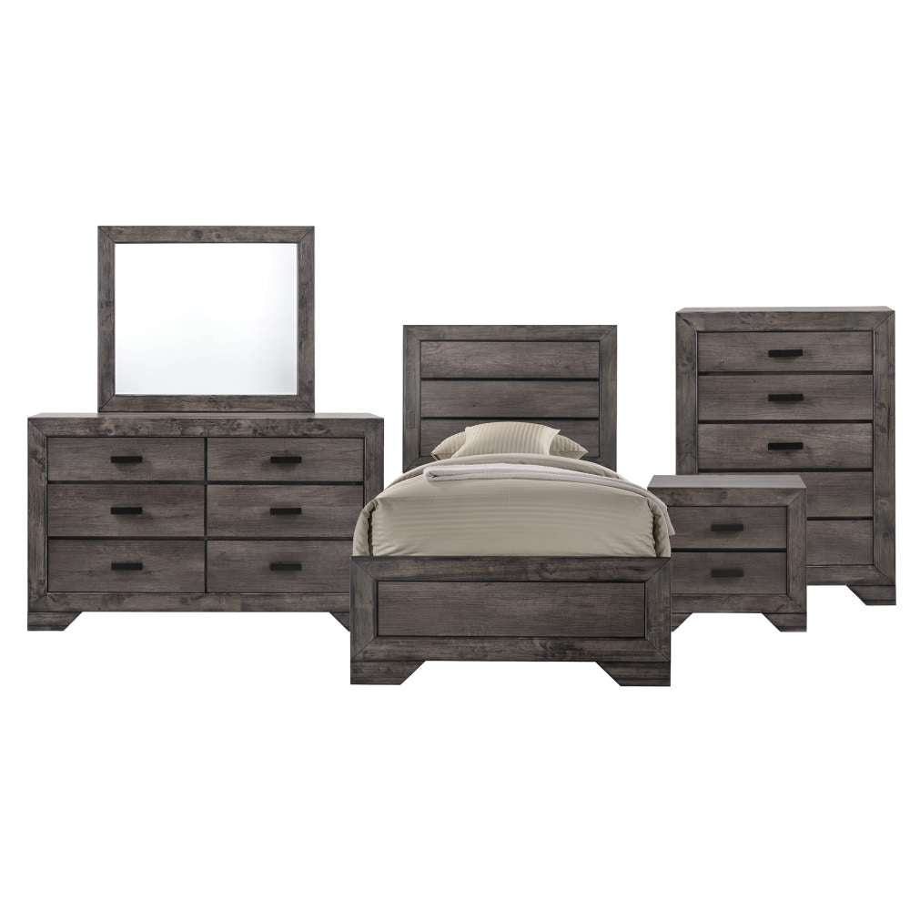 Picket House Furnishings - Grayson Youth Twin Panel 5PC Bedroom Set - NH100TB5PC veiw 1