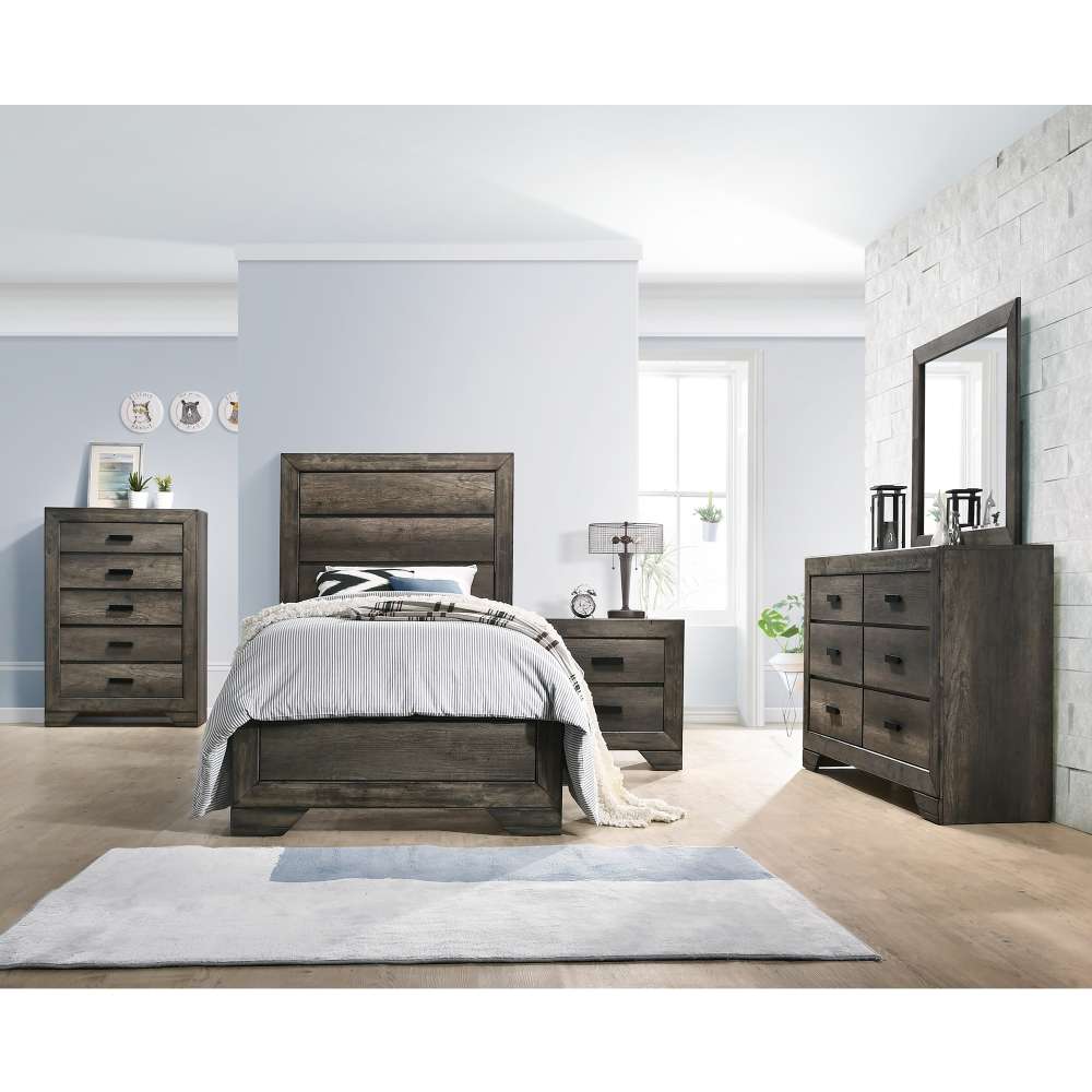 Picket House Furnishings - Grayson Youth Twin Panel 5PC Bedroom Set - NH100TB5PC veiw 4