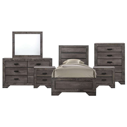 Picket House Furnishings - Grayson Youth Twin Panel 6PC Bedroom Set - NH100TB6PC veiw 1
