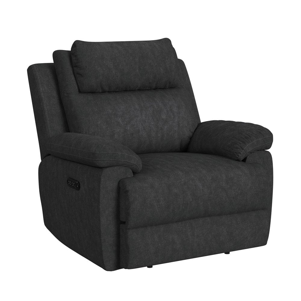 Picket House Furnishings - Guston P2 Recliner, zero gravity, memory foam in Explore Charcoal - U-17470-11650-105PP view 1