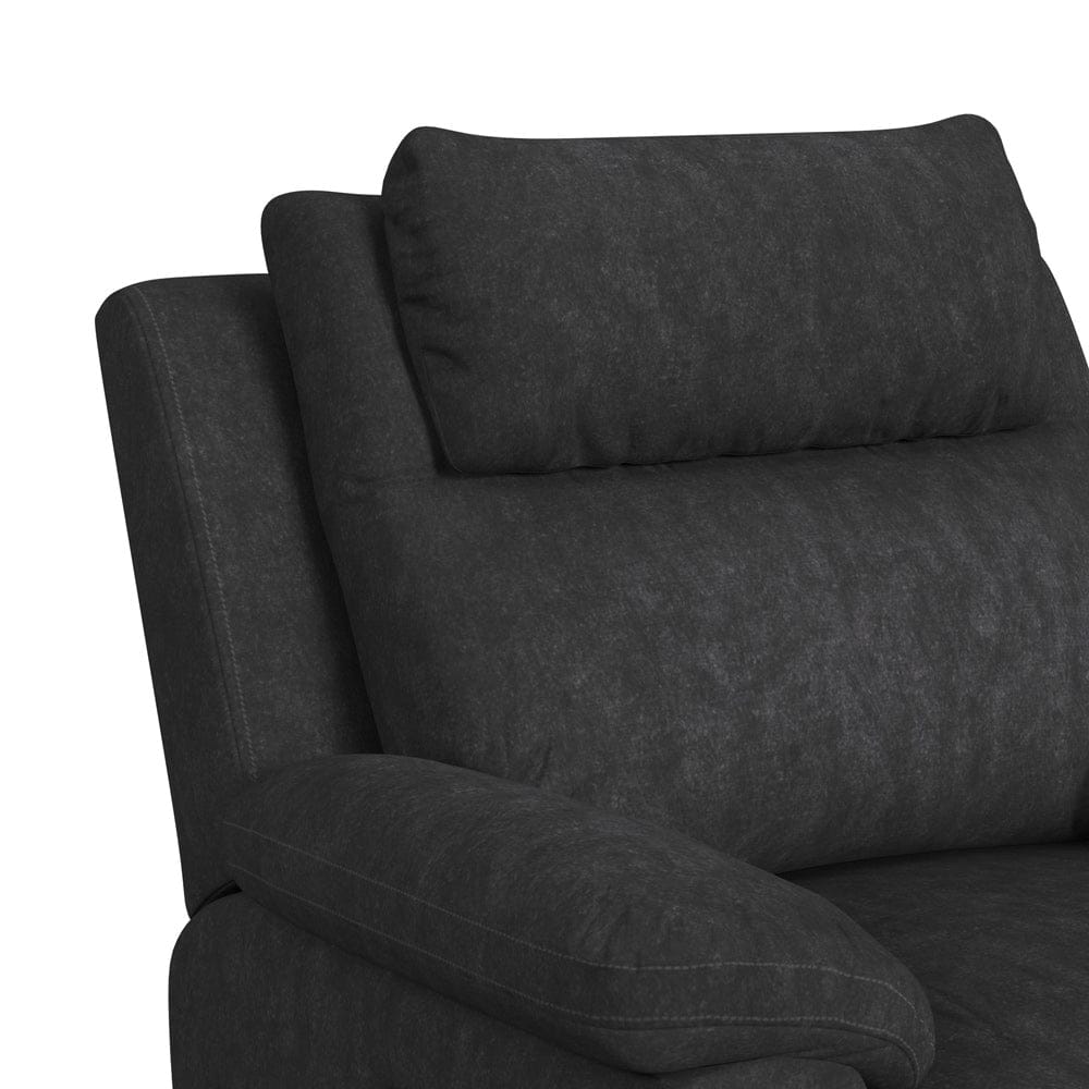 Picket House Furnishings - Guston P2 Recliner, zero gravity, memory foam in Explore Charcoal - U-17470-11650-105PP view 3