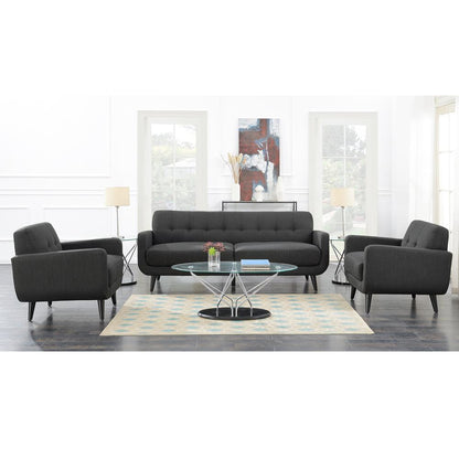 Picket House Furnishings - Hailey Sofa & Chair Set in Charcoal - UHD090SC2PC veiw 4