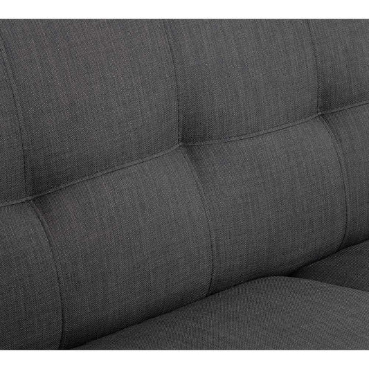 Picket House Furnishings - Hailey Sofa & Loveseat Set in Charcoal - UHD090SL2PC veiw 4