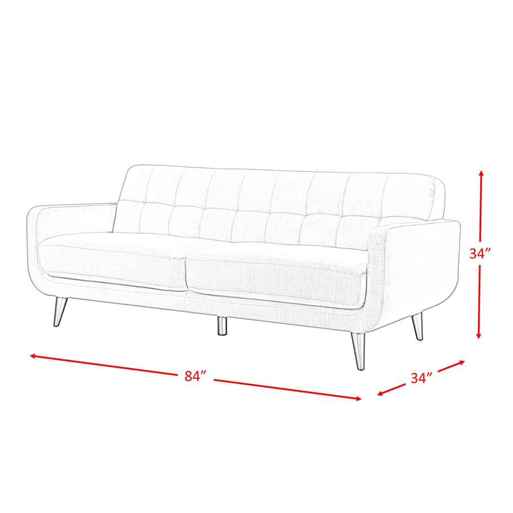 Picket House Furnishings - Hailey Sofa & Loveseat Set in Charcoal - UHD090SL2PC veiw 5