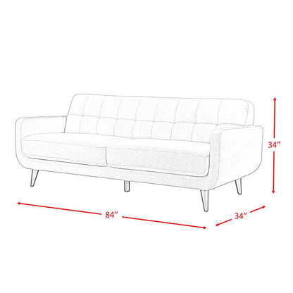 Picket House Furnishings - Hailey Sofa & Loveseat Set in Charcoal - UHD090SL2PC veiw 5