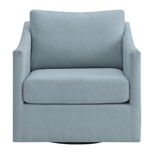 Picket House Furnishings - Hannah Swivel Chair in Freya Light Blue - U-8570-9462-101 veiw 2