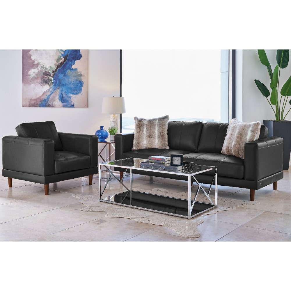 Picket House Furnishings - Hanson Sofa in Fiero Charcoal - UHT3782300 veiw 2