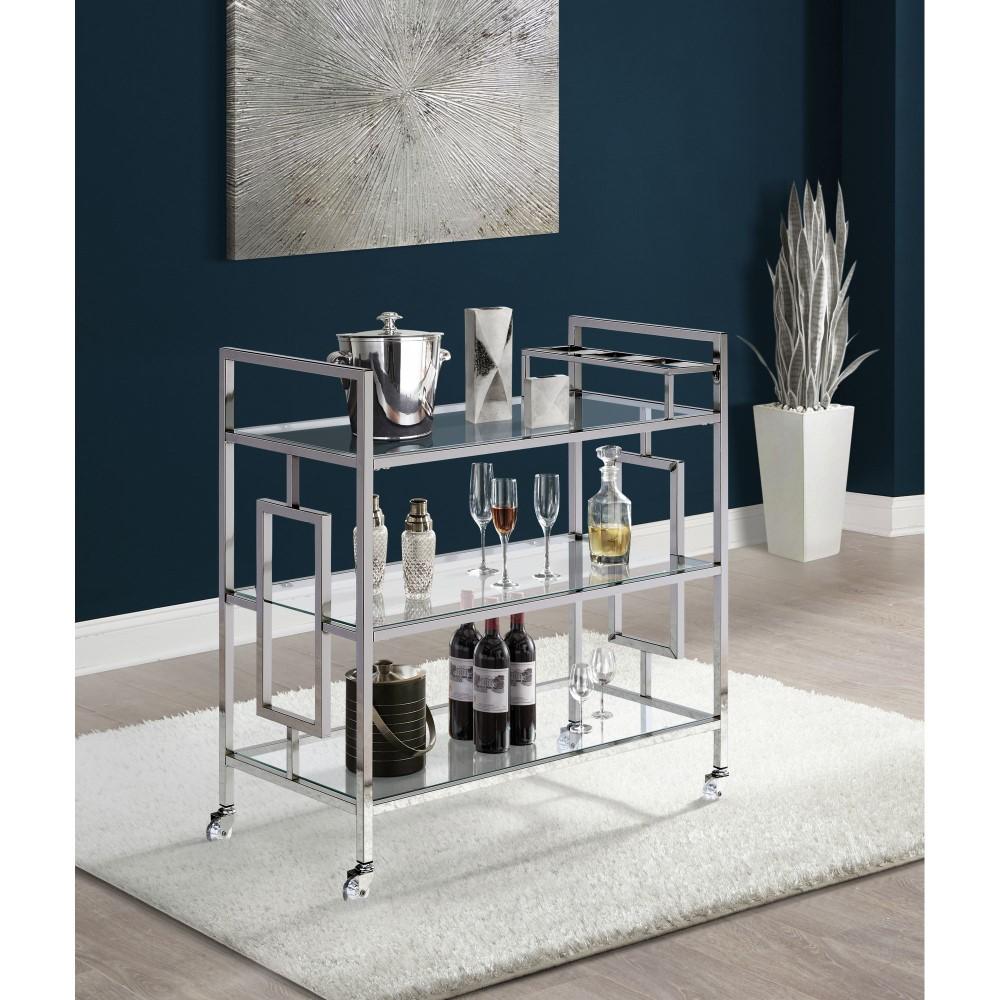 Picket House Furnishings - Harper Serving Bar Cart - CDEZ100DSVE veiw 3